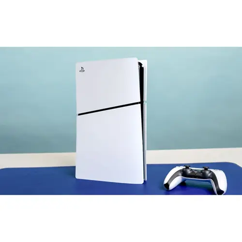 کنسول بازی سونی مدل PlayStation 5 Slim Digital Edition ظرفیت 1 ترابایت ریجن 2016B اروپا به همراه دسته اضافی و پایه شارژر (3)